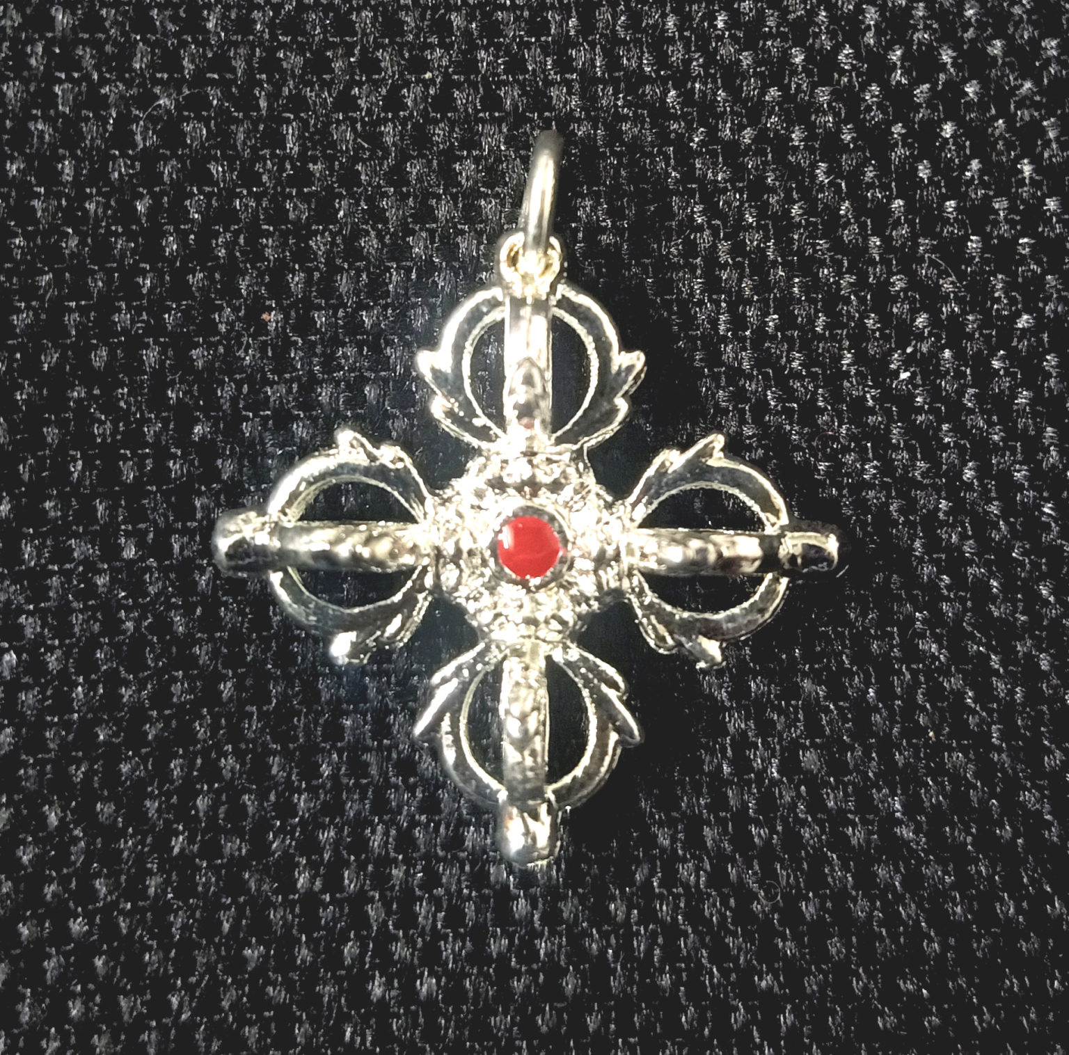 Tibetan Buddhist Cross Pendant for Necklace Four Dimensional Antique ...